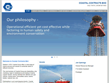 Tablet Screenshot of coastalcontracts.com
